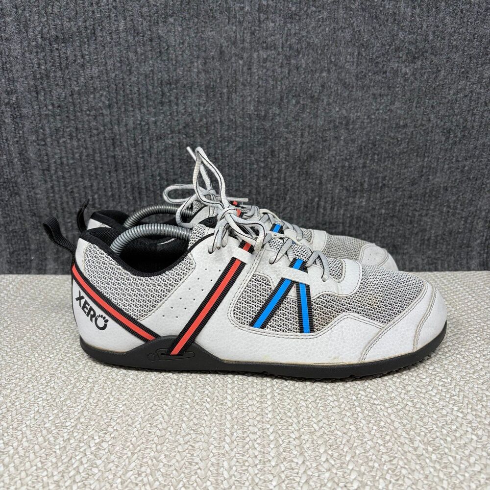 Xero Prio Barefoot Minimalist Training Athletic Shoes Lunar Grey Mens Size 9.5